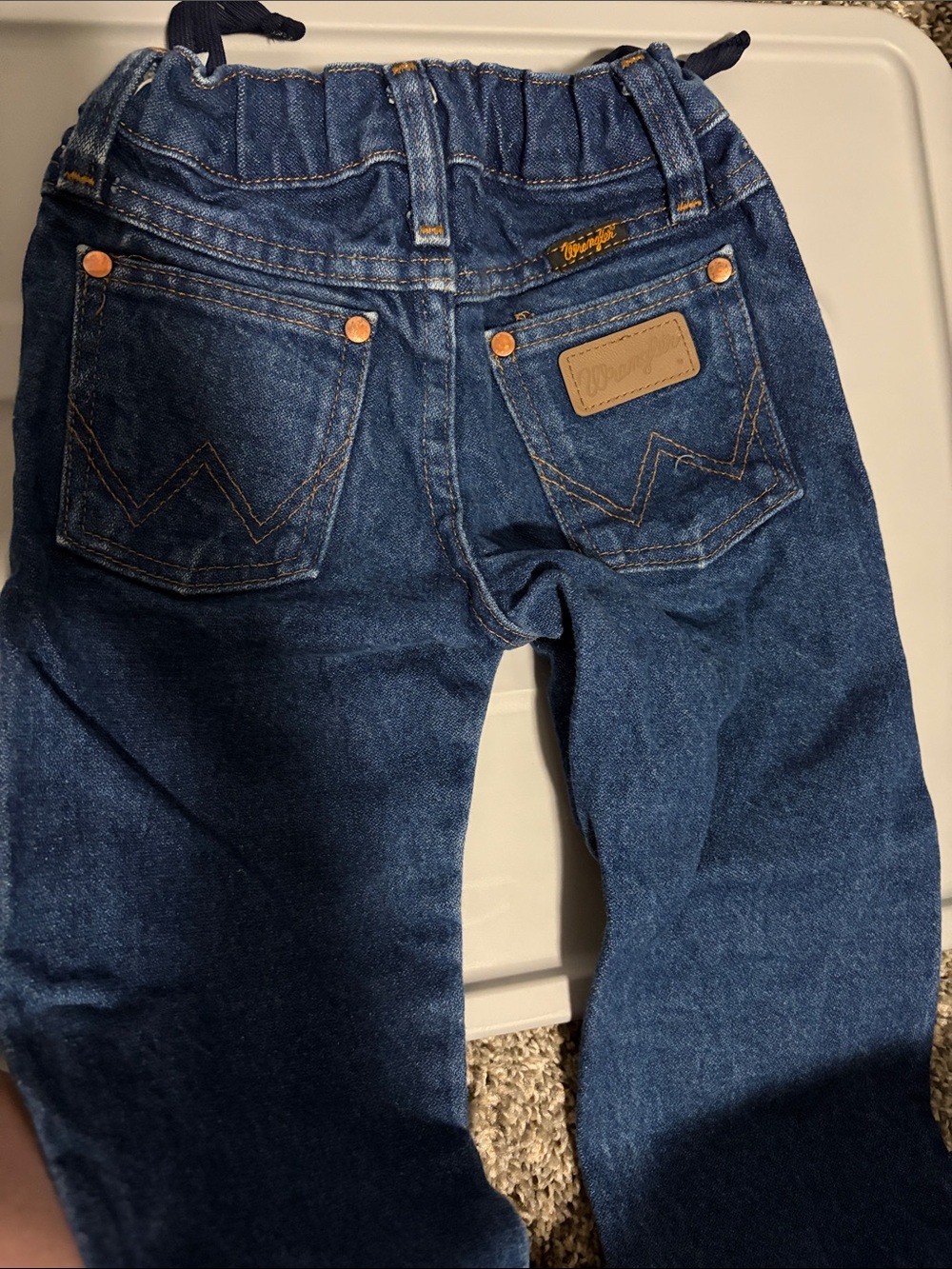 Toddler wrangler jeans